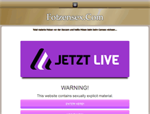 Tablet Screenshot of fotzensex.com